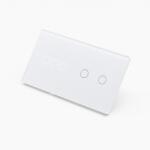 Tosyco Întrerupător simplu cu touch (tactil) din sticlă [CLONE] [CLONE] [CLONE] (TOS-C3G2G-W)