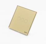Tosyco Întrerupător triplu cu touch (tactil) din sticlă (TOS-C3G1W-G)