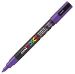 uni Marker pentru desen 1.5mm violet, UNI Posca PC-3M