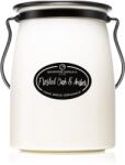 Milkhouse Candle Milkhouse Candle Co. Creamery Frosted Oak & Amber lumânare parfumată Butter Jar 624 g