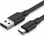UGREEN 60114 USB-A apa - USB-C apa 2.0 Adat és töltőkábel - Fekete (0.25m) (60114)