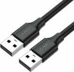 UGREEN US102 USB-A apa - USB-A apa 2.0 Adat és töltőkábel - Fekete (1m) (10309)