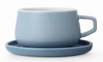 Viva Ceașcă de ceai cu farfurie ELLA CLASSIC 250 ml, albastru, Viva Scandinavia (V79763)