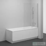 RAVAK PVS1-80 80 cm-es fix kádparaván, szatén+transparent 79840U00Z1 (79840U00Z1)