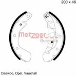 Metzger Autoteile Set saboti frana METZGER AUTOTEILE MG 564 (MG 564)