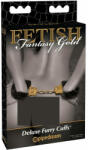 Pipedream Fetish Fantasy Gold - plüss bilincs (fekete) - sexshopcenter
