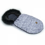 MT MTT LUX Bundazsák - Szürke alapon fehér tollak