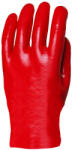 Euro Protection munkavédelmi mártott pvc kesztyű, piros, 27cm hosszú (3520)