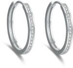 Beneto Elegáns ezüst karika fülbevaló AGUC2270 2, 5 cm