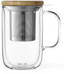 Viva Чаша за чай с инфузер BALANCE 500 ml, двустенни, стъкло, Viva Scandinavia (VS75300)