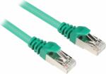 Sharkoon S/FTP CAT6 Patch kábel 0.25m Zöld (4044951014828)