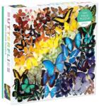 Galison - Puzzle Rainbow Butterflies - 500 piese