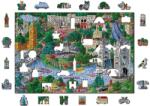 Wooden City - Puzzle Obiective turistice din Londra 505 - 500 piese Puzzle