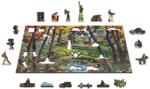Wooden City - Puzzle O căsuță în pădure - 200 piese Puzzle