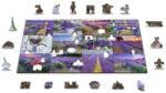 Wooden City - Puzzle Lavandă Franța - 150 piese Puzzle