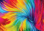 Enjoy - Puzzle Vârtej de vopsea colorată - 1 000 piese Puzzle
