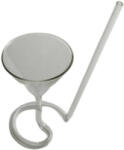 Edman Pahar creativ de sticla Edman Martini, cu pai incorporat, sticla termorezistenta, 190ml, Transparent