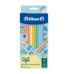Pelikan hatszögletű színesceruza készlet - 12 darabos - PASZTELL színek (HE-00701143)