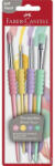 Faber-Castell pasztell ecsetkészlet 4-8-10-12 - habszivacs markolattal (FC-481620)