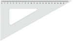 ICO átlátszó Háromszög vonalzó - 60 fokos (JS-7250053000-104823-744750)