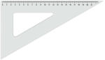 ICO átlátszó Háromszög vonalzó - 60 fokos (JS-7250053000-104823)