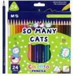 M&G Cicás színesceruza készlet - 24 darabos - So many Cats (AD-AWP343A2)