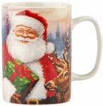 Altom Design Télapós porcelán bögre 300 ml - rénszarvassal (IMO-ALT-01010032504-352502)