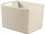 Keter Jute tárolókosár - 36x23x28 cm - krém színű (DJ123484-21907003-245373)