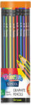 Colorino háromszögletű grafitceruza - radíros - több színben (39965PTR)