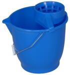  Fém füles felmosóvödör csavaros kosárral - 12 liter