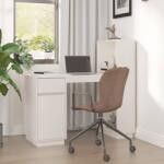 vidaXL Birou, alb, 110x53x117 cm, lemn masiv de pin (814510)
