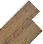 vidaXL Plăci de pardoseală, maro nuc, 4, 46 m2, 3 mm, PVC (146590)