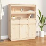 vidaXL Dulap înalt, 89x40x116, 5 cm, lemn masiv de pin (818215) Comoda