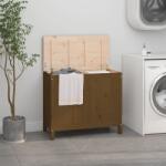 vidaXL Cutie de rufe, maro miere, 88, 5x44x76 cm, lemn masiv de pin (823582)