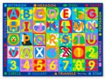 Melissa & Doug Covor de joaca Litere si forme geometrice - Melissa & Doug (MD5193)
