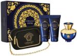 Versace Dylan Blue pour Femme Ajándékszett, Eau de Parfum 100ml +Shower gel 100ml + Body lotion 100ml +bag, női