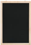 vidaXL Tablă neagră pentru perete, 40 x 60 cm, lemn de cedru (246431) - comfy