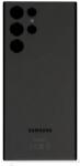 Samsung S908 Galaxy S22 Ultra 5G akkufedél (hátlap) kamera lencsével és ragasztóval fekete, OEM