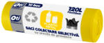 OTI Sac colectare selectiva plastic/metal 120L, galben 10 buc/rola (021326D)