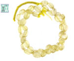  Cuart Lemon Margele Pietre Semipretioase Butoias Fatetat - 8-13 x 5-9 mm - Lungima Sirag 26 cm