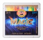  Színesceruza ICO KOH-I-NOOR Progresso Magic fém dobozban 24db