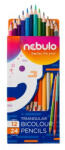 Nebulo színesceruza 12db háromszögletű, duo