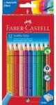 Faber-Castell Grip színesceruza 12db, vastag, JUMBO
