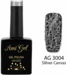 Ami Gel Gel Colorat Elasticnail Art - Spider Skill Gel Silver Canvas AG3004 5gr - Ami Gel