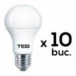 TED Electric Bec LED E27 230V 15W 6400K A60 1400lm VALUE 10 buc la folie TED002549 (A0113484)