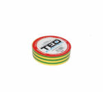 TED Electric Banda electroizolatoare TED 19mm x 10metri galben-verde (DZ086064)
