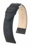 Hirsch Osiris Nubuck Fekete óraszíj - 18mm / M - 110/70mm