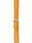 Herzog LOUISIANA Narancssárga óraszíj - 18mm / M/L - 115/75mm
