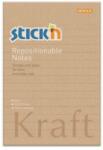 Stick n Öntapadós jegyzettömb STICK`N Kraft notes 150x101mm újrahasznosított natúr barna 100 lap (21641) - fotoland