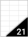 Fortuna Etikett FORTUNA 70x42, 3mm univerzális 2100 címke/doboz 100 ív/doboz (01.01320) - fotoland
